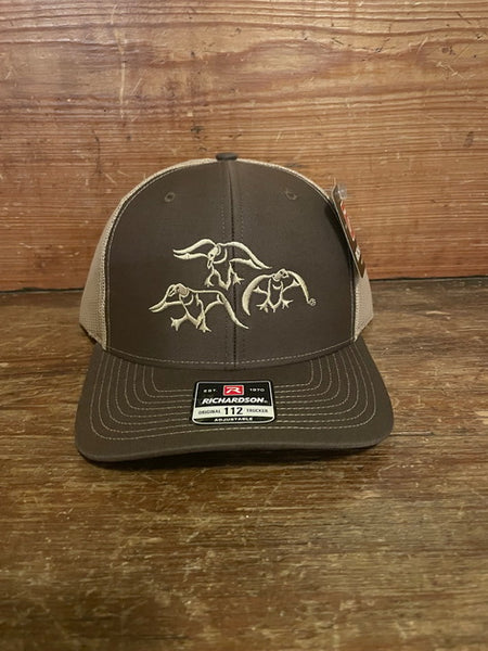 Hat - Brown and Khaki