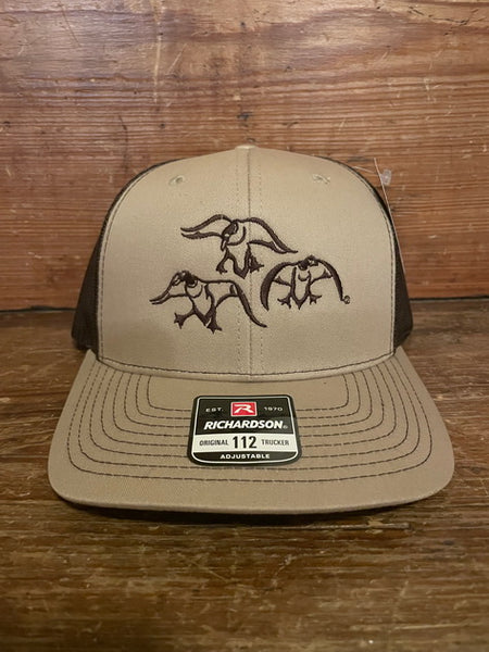 Hat - Khaki and Coffee