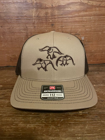 Hat - Khaki and Coffee