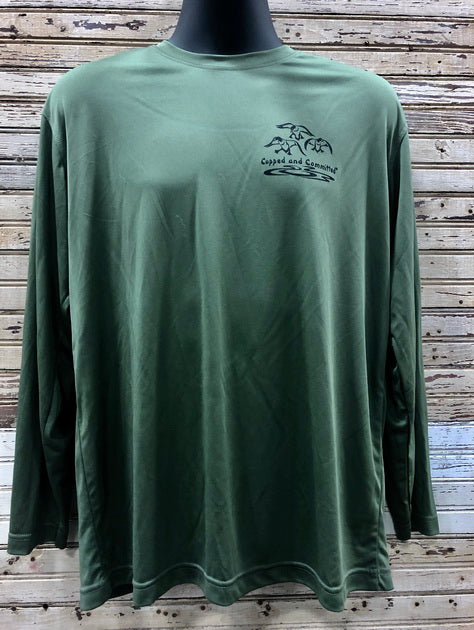 Dri Fit Long Sleeve UPF 30 Multiple Colors Cupped and Committed