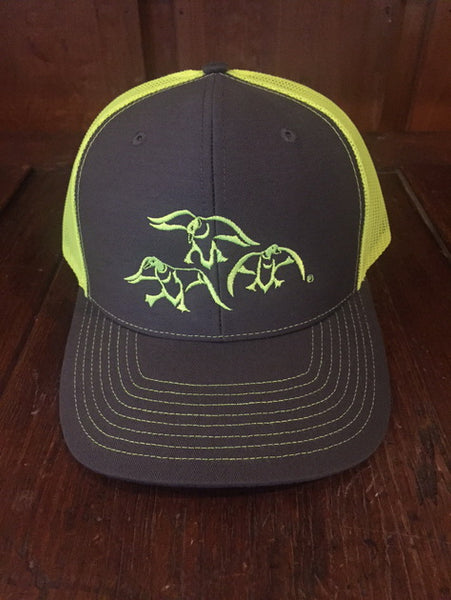 Hat - Charcoal / Neon Yellow