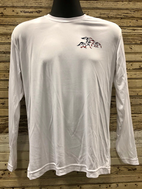 Red white and blue long 2024 sleeve shirts