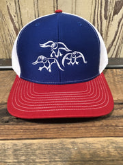 Red white and blue hats to make on sale