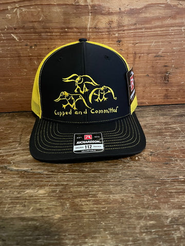 Hat Black and Yellow
